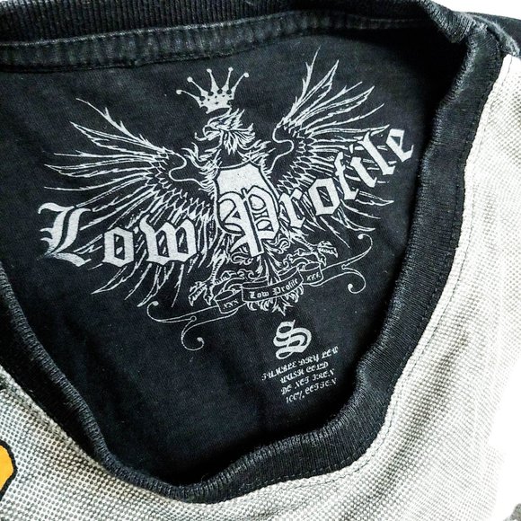 80s Style Mixed Print Graphic Tee - Picture 5 of 6